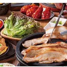 日～木限定！！本場韓国料理を満喫！選べるメイン料理！２H飲放付コース【全6品】4500円（税込）