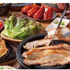 日～木限定！！本場韓国料理を満喫！選べるメイン料理！２H飲放付コース【全6品】4500円（税込）
