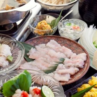 夏季限定！天然活け鱧コース　7000円（税込）⇒5500円（税込）