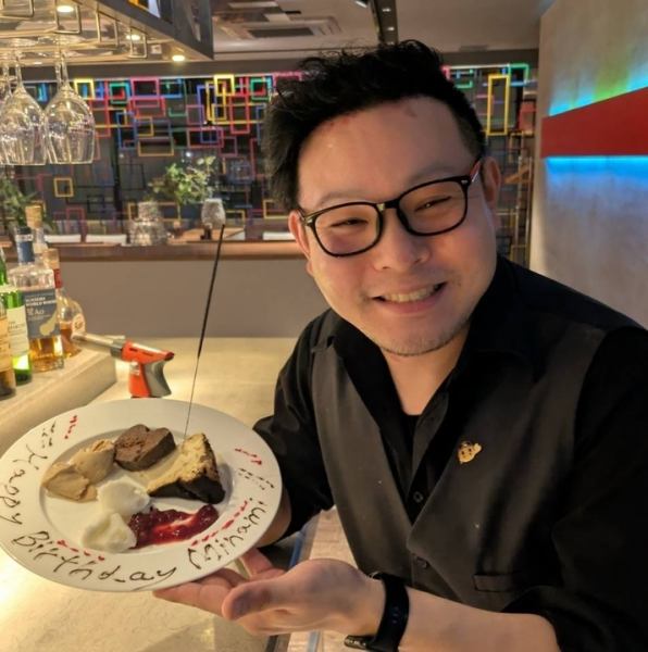 デザートプレートで誕生日や記念日を特別な1日に☆