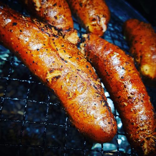 Broiled smoked cod roe (6 slices)