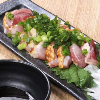 Kirishima chicken sashimi