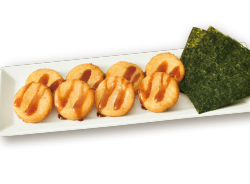 Mini Fried Potato Mochi (Includes 8 Hand-rolled Nori Seaweed Sheets)