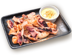 Grilled squid (with mayonnaise)