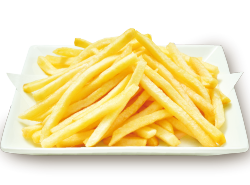 Mega-sized fries (comes with 2 types of potato sauce)