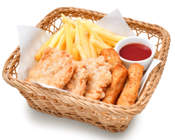 Chicken Basket (with ketchup)
