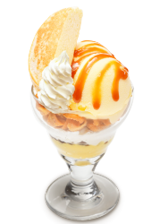 キャラメルプリンパフェ