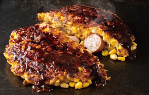 焼きもろこし＆フランクフルト玉