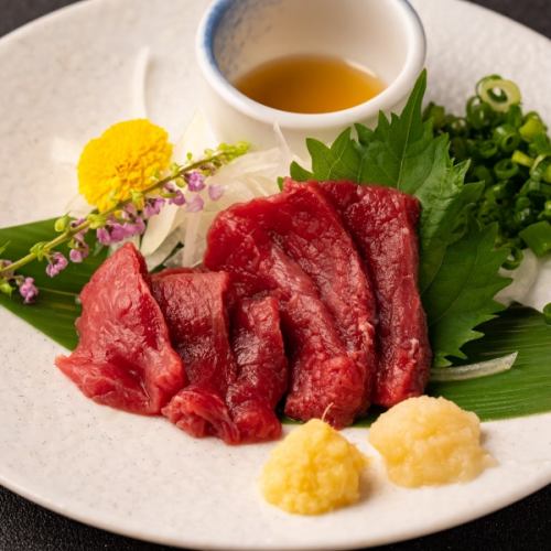 Horse sashimi/horse meat yukhoe