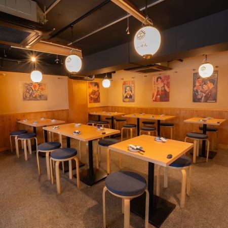 個室の予約は早めの予約を♪テーブル席と掘り炬燵席が新しくなりました♪お料理・ドリンク・宴会コースも一新！！鶏と魚と餃子がうまい大衆酒場いっせん！静岡駅4分 個室 居酒屋 飲み放題 歓送迎会 女子会・誕生日会・各種宴会に◎もつ鍋・海鮮・しゃぶしゃぶ・静岡おでん・静岡地酒も人気！