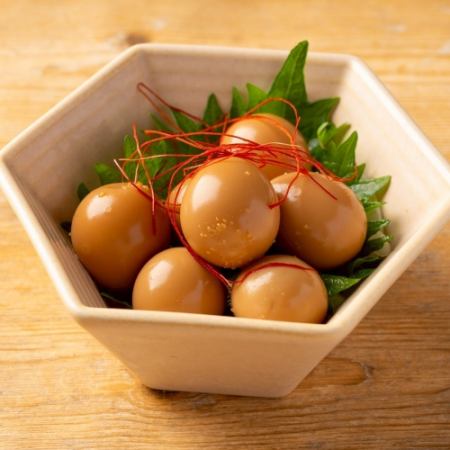 うずらにんにく醤油漬け