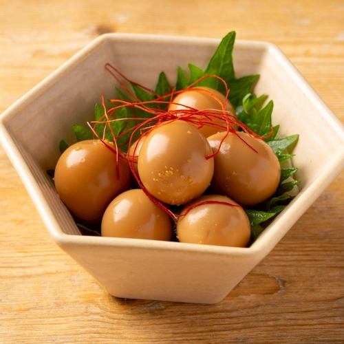 うずらにんにく醤油漬け