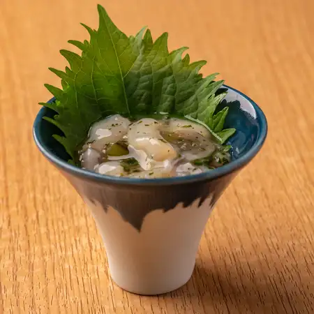 お茶の葉入りたこわさび