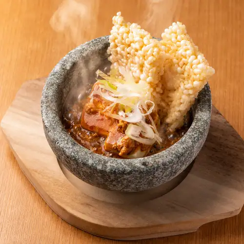 中華おこげと石焼麻婆