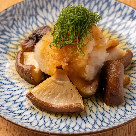 焼きしいたけのおろしポン酢