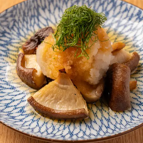 焼きしいたけのおろしポン酢