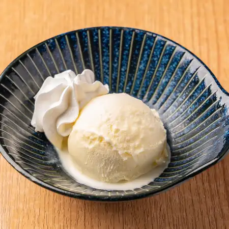 濃厚なバニラアイス