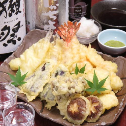 9 kinds of tempura