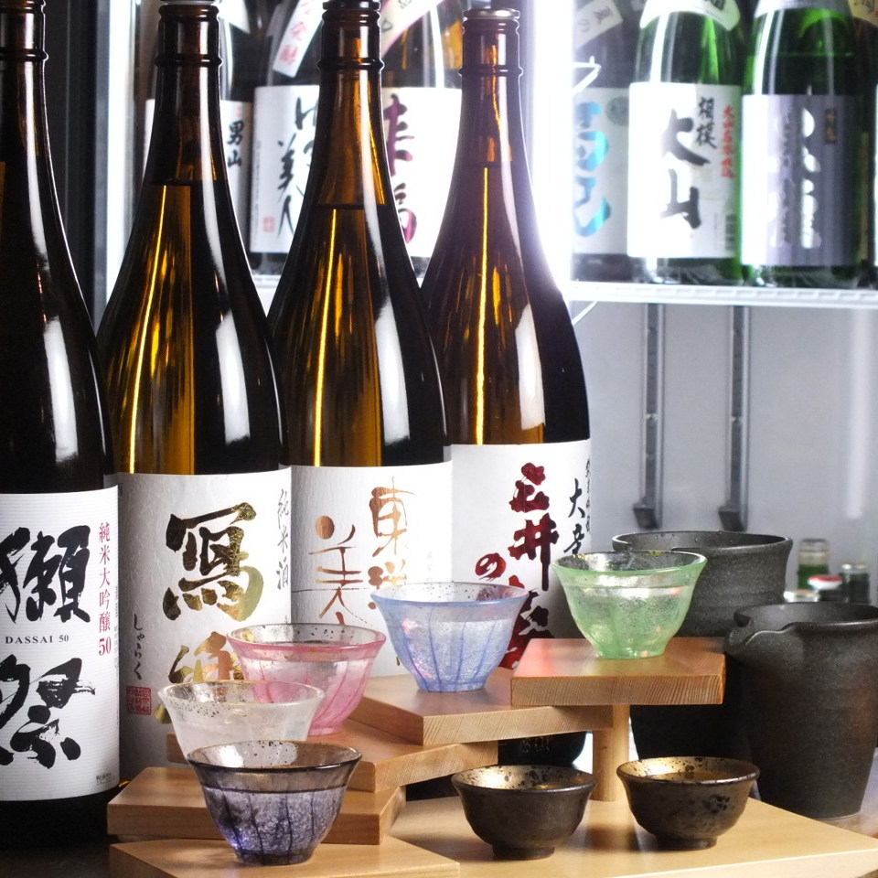 More than 50 types of sake are always in stock! Local recommended shochu is also available! All you can drink is 2500 yen