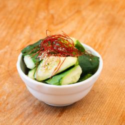 Cucumber tataki