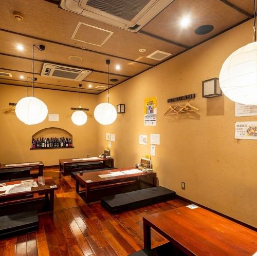 各種宴会に最適♪最大30名様まで！分厚い座布団で足を伸ばしてくつろぎながらお過ごしいただけます！【魚頂天酒場まつり /魚頂天 /梅田居酒屋 /梅田グルメ /東梅田グルメ /海鮮居酒屋 /海鮮好き /刺身好き /魚がうまい店 /日本酒好き /飲み会梅田 /宴会居酒屋 /コスパ居酒屋 /大衆居酒屋 /梅田飲み】