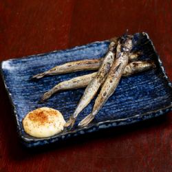 Grilled smelt