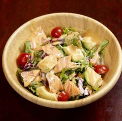 Salmon and avocado salad