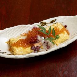 Overflowing rolled omelet