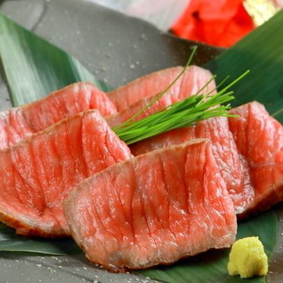 We have not only seafood but also domestic Japanese black beef menu ♪