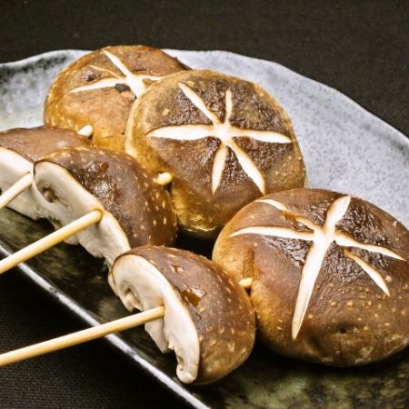 Shiitake skewers