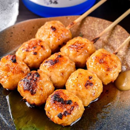 Cochin chicken meatball skewers