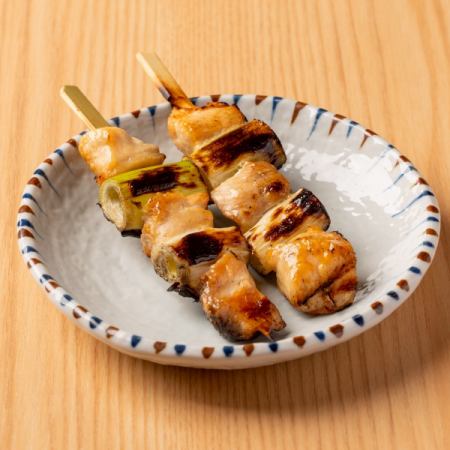 Green onion skewers