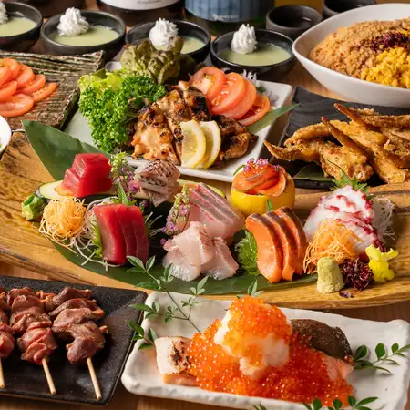 Until December 8th: Our signature chicken-focused course featuring our famous fried chicken wings and more! [¥4500 course] 7 dishes + 2 hours all-you-can-drink! <Year-end party>