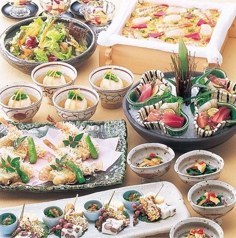 [Great for banquets] 5,000 yen~ Chef's choice Kaiseki 2H all-you-can-drink included