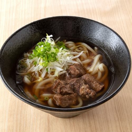 Beef tongue udon