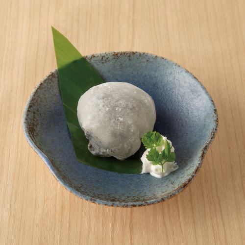 Black sesame mochi ice cream