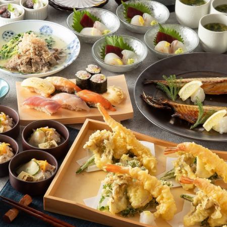 2小時無限暢飲 ■【葵套餐】共9道菜 ■6050日圓⇒5500日圓（含稅）