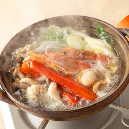 Seafood hotpot with snow crab ~2 servings or more~