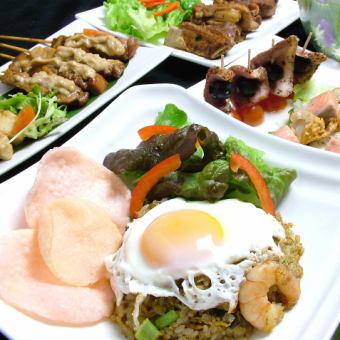 인기 코스! 발리 코스 4500 엔 요리 8 품 [2 시간 마루 마루 뷔페 포함]