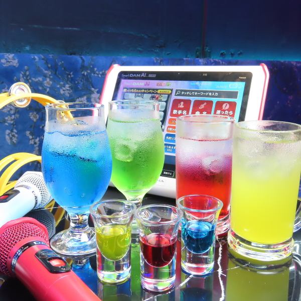 飲み放題のシステムはシンプル♪ドリンク全150種飲み放題1時間1500円(税込)！以降1時間延長1000円(税込)