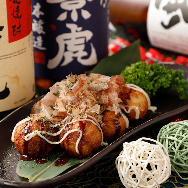 揚げたこ焼き