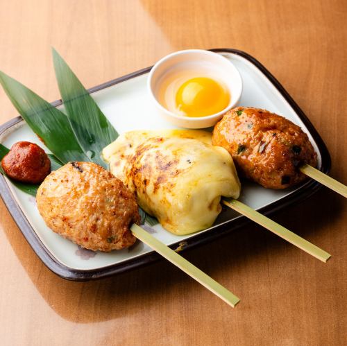 3種肉丸（鹽味、起司味、月見味）