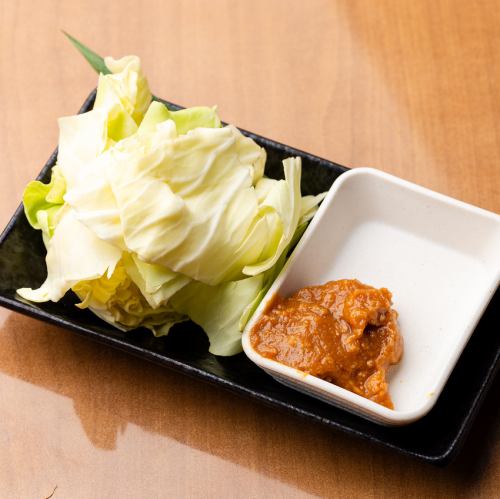 肉和味噌捲心菜