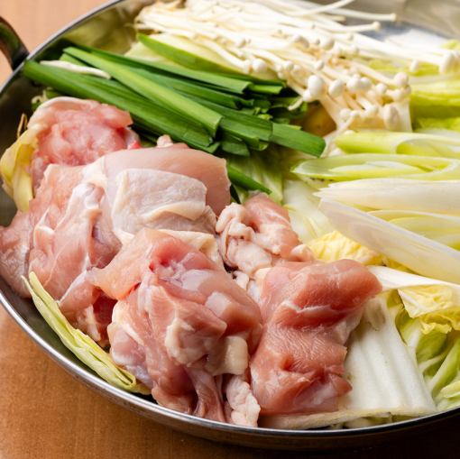Includes 2 hours of all-you-can-drink ◎ Chicken chanko hotpot with fragrant dashi broth and popular classic dishes! 9 dishes in total "Enjoyment Course" 3,500 yen