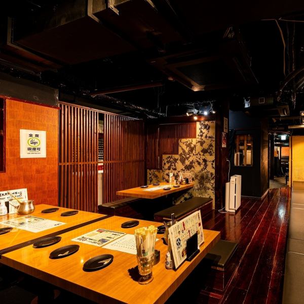 ●大人の落ち着いた掘りごたつ●【浦和駅前】ネオ大衆酒場つくね鉄板焼きをはじめとした本格料理からSNS映えする逸品料理まで幅広いジャンルを気軽に味わえるお店です♪各種宴会、貸切でのご予約も承っております♪お気軽にお問い合わせ下さい！