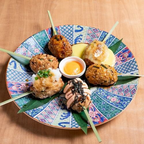 ボリューム満点！つくね6種