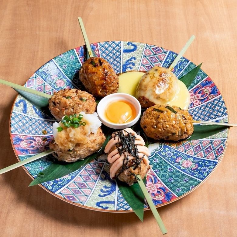 ボリューム満点！つくね6種