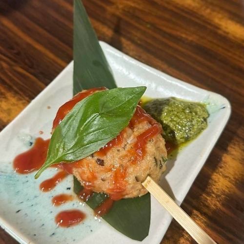 つくね【バジル＆ケチャップ】