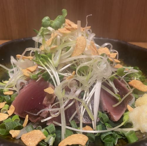 7種の薬味「カツオ土佐盛り」