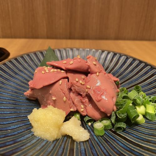 鶏レバー刺し（低温調理）
